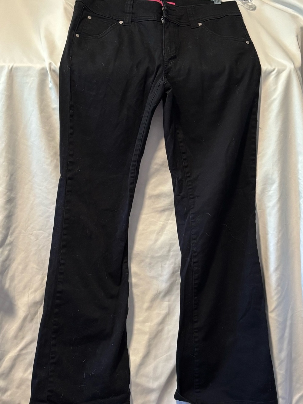 Thalia Sodi Women's Black Flare Jeans — Stretch Wide Leg Size 7/8